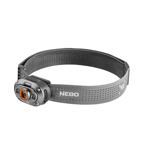 NEBO Mycro 700 Rechargeable Headlamp, 700 Lumen USB-C Head Torch and Cap Light with Red and Green Light