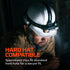 NEBO Transcend 3000 Rechargeable Headlamp, 3000 Lumen Detachable Head Torch and Work Light, IPX7, Hard Hat Ready