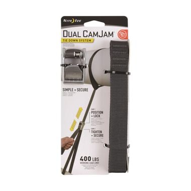 Nite Ize Dual CamJam Tie Down System - Secure Gear Straps