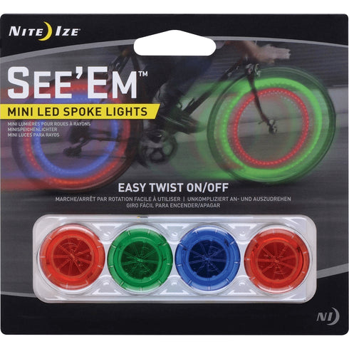 Nite Ize Spokelit Led Wheel Light Asst 2Pk Bp