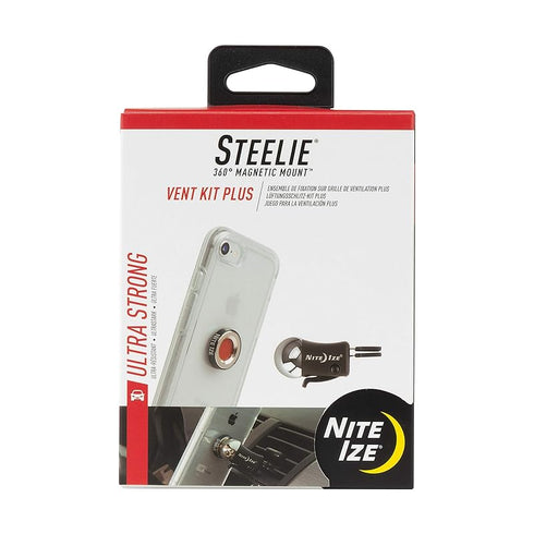 Nite Ize Steelie Vent Mount Kit Plus - Adjustable Car Phone Holder