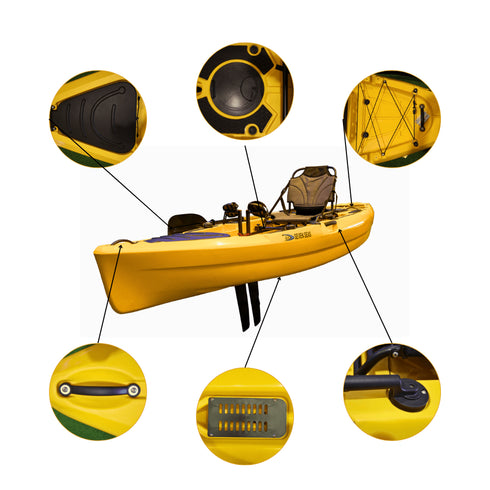Nova Single Person Flap Pedal Kayak 3.38m Vk-24
