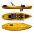 Nova Single Person Flap Pedal Kayak 3.38m Vk-24