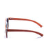 Ocean Fiji Wood Brown Sunglasses, Unique Wooden Frame Polarized Eyewear for Beach & Boating