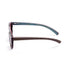 Ocean Fiji Wood Brown Sunglasses, Unique Wooden Frame Polarized Eyewear for Beach & Boating