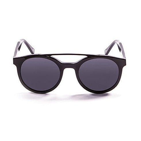 Ocean Tiburon Black Smoke Sunglasses, UV Protective Polarized Eyewear for Watersports & Fishing