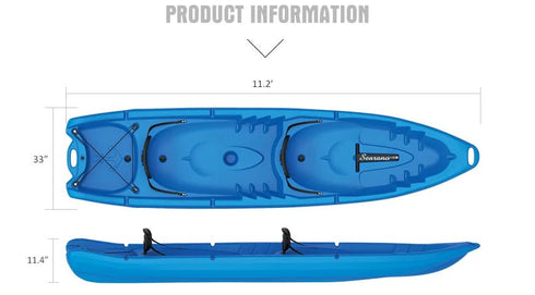 Ocean X Seaflo 2 Adults + 2 Children - 4001 Kayak