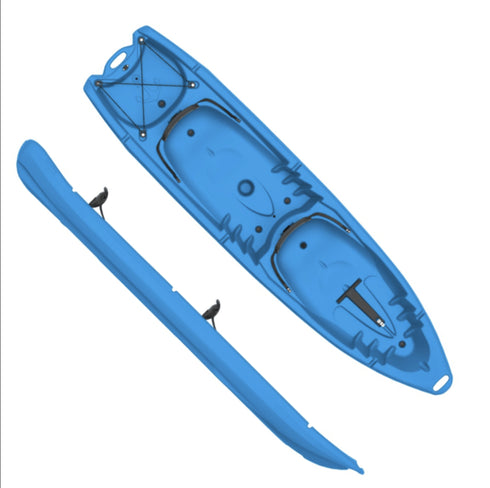 Ocean X Seaflo 2 Adults + 2 Children - 4001 Kayak