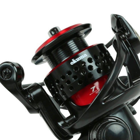 Okuma Ceymar C-40 Spinning Reel, 7+1 Bearing Lightweight Spinning Reel with Multi-Disc Drag and Aluminium Spool