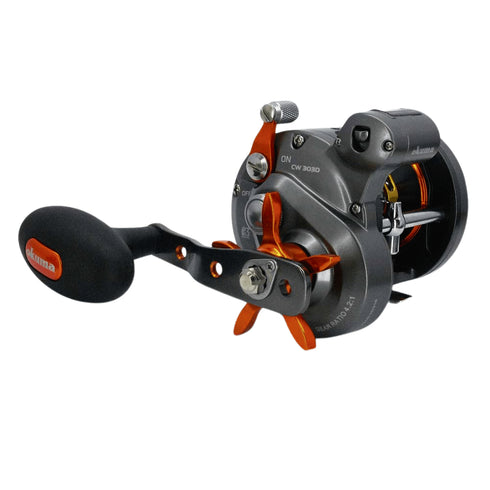Okuma Coldwater CW-303DS Line Counter Trolling Reel, 6.2:1 Levelwind Reel with Carbonite Drag and Anti-Fog Counter