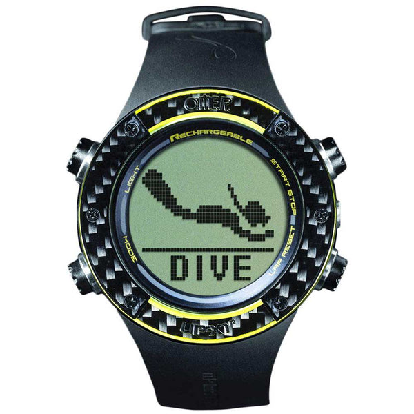 Omer UP-X1R freediving computer watch, front display