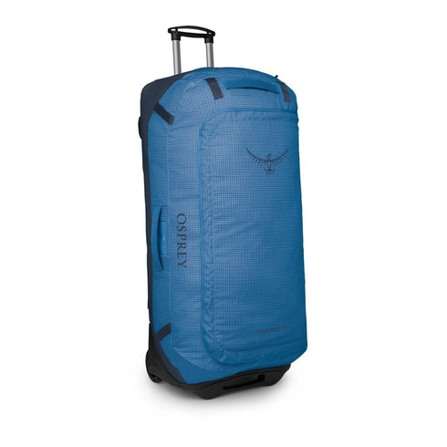 Osprey Transporter Wheeled Duffel, Rolling Travel Duffel Bag with Recycled NanoTough Fabric and Lockable Zips