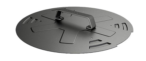 Outdoorchef Carbon Steel Lid 4 in 1, 29.5 cm Universal Pan Lid and Splash Guard for 24 to 28 cm Grill Pans
