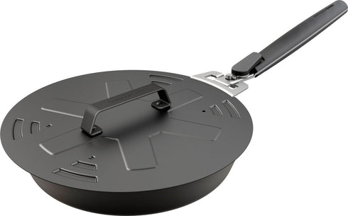 Outdoorchef Carbon Steel Lid 4 in 1, 29.5 cm Universal Pan Lid and Splash Guard for 24 to 28 cm Grill Pans