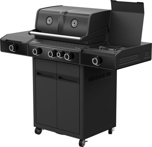 Outdoorchef Heat X-345 RB Gas Grill Station, 3 Burners, Rear Burner, 900 C Infrared Blazing Zone, 30 mbar LPG