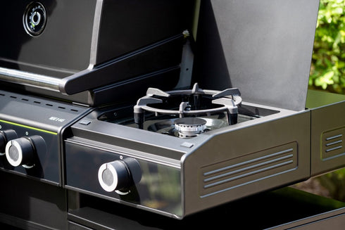 Outdoorchef Heat X-345 RB Gas Grill Station, 3 Burners, Rear Burner, 900 C Infrared Blazing Zone, 30 mbar LPG