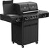 Outdoorchef Heat X-345 RB Gas Grill Station, 3 Burners, Rear Burner, 900 C Infrared Blazing Zone, 30 mbar LPG