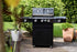 Outdoorchef Heat X-345 RB Gas Grill Station, 3 Burners, Rear Burner, 900 C Infrared Blazing Zone, 30 mbar LPG