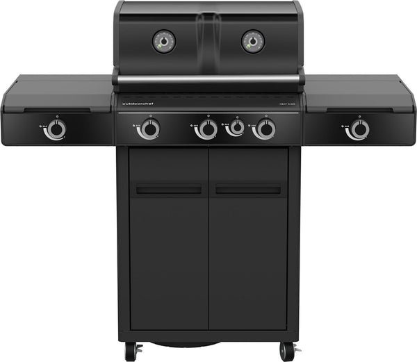 Outdoorchef Heat X-345 RB Gas Grill Station, 3 Burners, Rear Burner, 900 C Infrared Blazing Zone, 30 mbar LPG