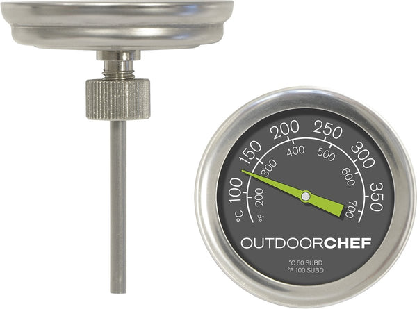 Outdoorchef Lid Thermometer, Replacement Analogue Grill Thermometer up to 350 C for All Outdoorchef Kettle Grills