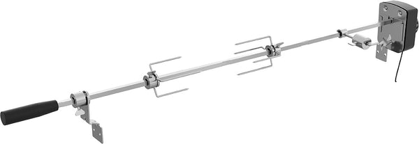 Outdoorchef Rotisserie Heat, Electric Rotisserie Set with Spit, 2 Forks and Motor for HEAT and QUBE Gas Grills