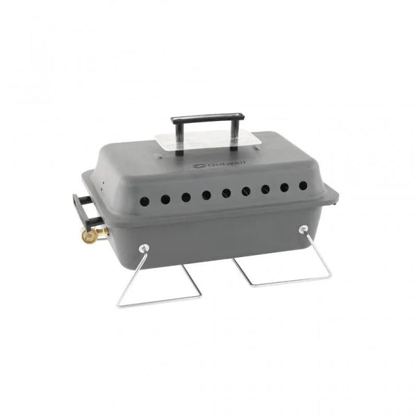 Outwell Asado Portable Gas Grill, Folding Legs with Lava Rock Heat Distribution, Suitable for Beach/Camping BBQ