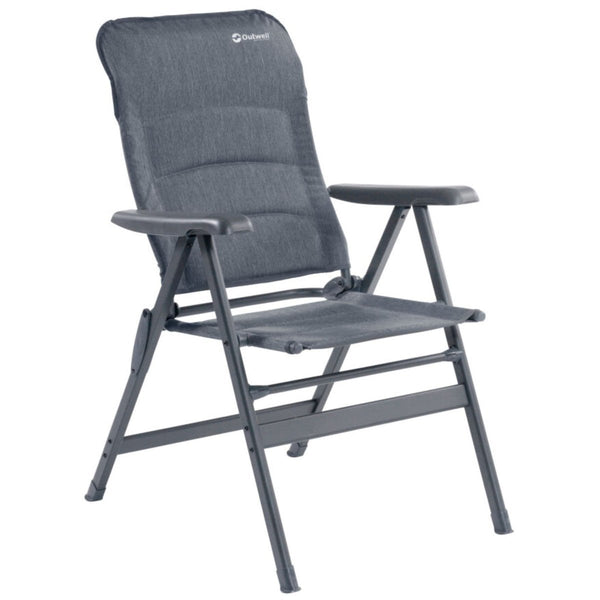 Outwell Fernley Folding Highback Chair, 7 Adjustable Positions, Padded Fabric, Suitable for Camping/Outdoor Lounging
