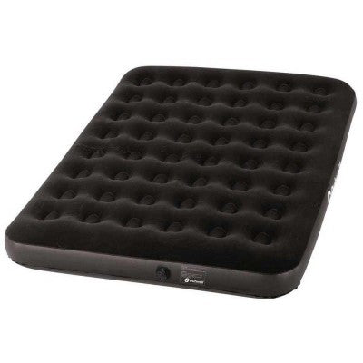 Outwell Flock Classic King Airbed, Black, Double Seal Valve, Comfortable Sleeping Surface, Suitable for Camping/Guest Bed