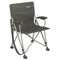 Outwell Perce Folding Chair, Ergonomic Support with Armrests and Cup Holder, Suitable for Fishing/Camping