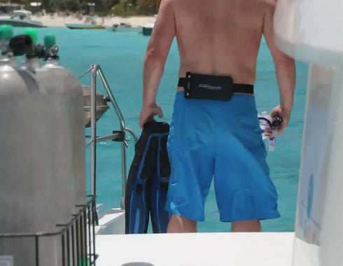 Overboard Belt Pack, Waterproof IP66 Waist Pack for Secure Storage of Keys & Essentials