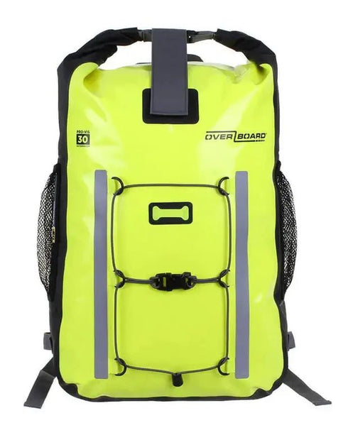 Overboard Pro - Vis Backpack, High Visibility Waterproof Daypack with Reflective Strips for Safety