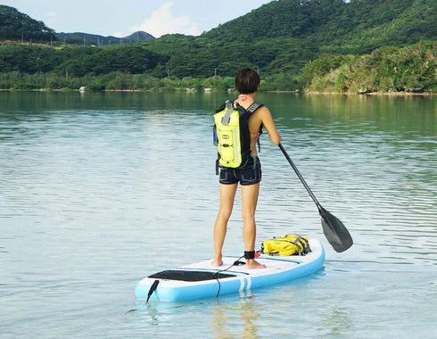 Overboard Pro - Vis Backpack, High Visibility Waterproof Daypack with Reflective Strips for Safety