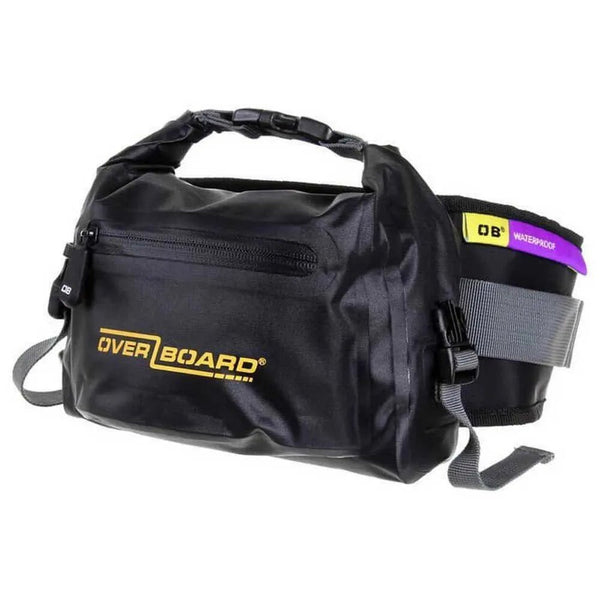 Overboard Waist Pack 2L, Compact Waterproof Belt Pack for Keys & Small Gear Storage