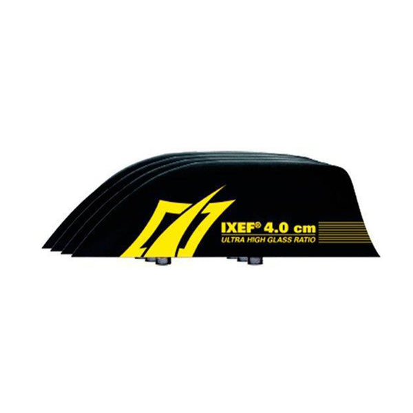 Naish kiteboard fin set 2017, a collection of four replacement fins and hardware for older model twintip kiteboards.