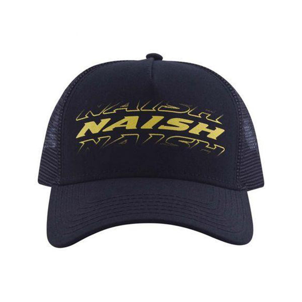 Naish Trucker Hat, a breathable mesh-back cap used for sun protection and ventilation during sunny watersport days.