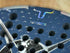 Heroe's Taurus 2026 Padel Racket in navy and silver, close-up detail