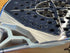 Heroe's Taurus 2026 Padel Racket in navy and silver, close-up detail