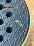 Heroe's Predator Azteca 2026 Padel Racket in black and gold, close-up detail