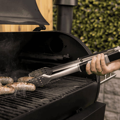 Pit Boss 3-Piece BBQ Set, Stainless Steel Grill Tool Set with Tongs, Spatula and Basting Brush