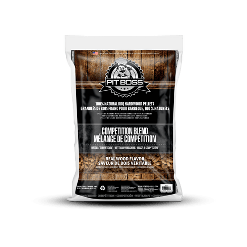 Pit Boss 9 kg Hardwood Pellets, 100% Natural Wood Pellets for Pellet Grills and Smokers, No Additives