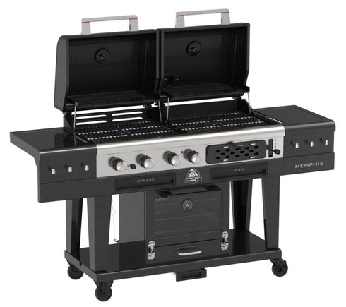 Pit Boss Memphis 2.0 Ultimate Combo Gas and Charcoal BBQ/Smoker