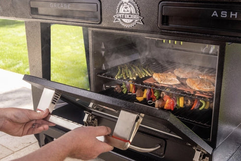 Pit Boss Memphis 2.0 Ultimate Combo Gas and Charcoal BBQ/Smoker