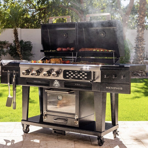 Pit Boss Memphis 2.0 Ultimate Combo Gas and Charcoal BBQ/Smoker