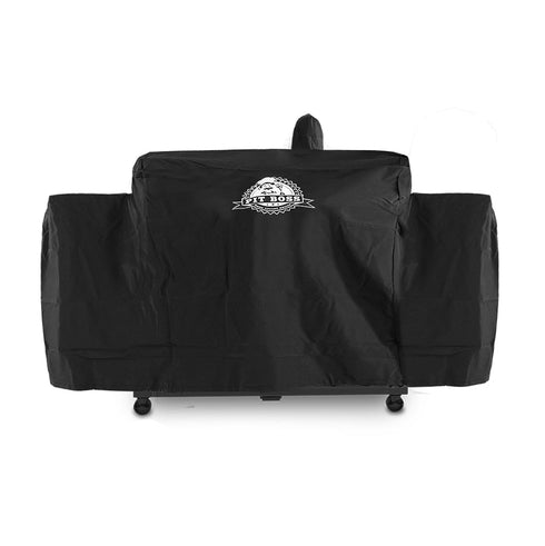 Pit Boss Memphis Ultimate Grill Cover, Heavy-Duty Weather-Resistant BBQ Cover with UV Protection and Zipper