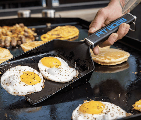 Pit Boss Ultimate Crepe Kit, Griddle Breakfast Set with Egg Mold, Omelet Mold, Pancake Dispenser and Shovel