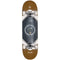 Playlife Heavy Metal Gold Skateboard, 31 x 8 Inch Birch Complete with Cast Aluminium Trucks and ABEC 9 Bearings