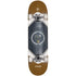 Playlife Heavy Metal Gold Skateboard, 31 x 8 Inch Birch Complete with Cast Aluminium Trucks and ABEC 9 Bearings