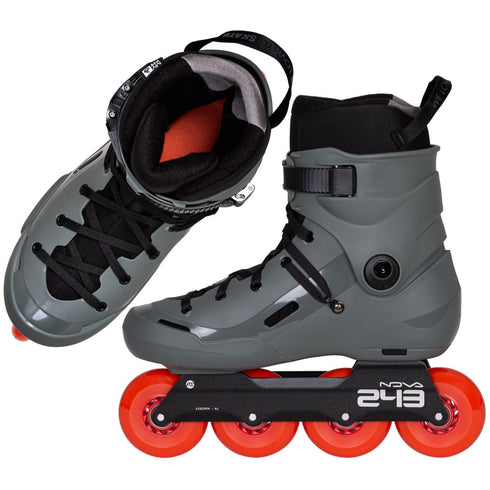 Powerslide Storm Meteor 80 Urban Inline Skates, Wide Fit Hardboot Freeskates with Nova CNC Aluminium Frame