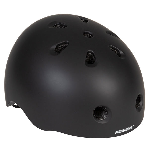 Powerslide Urban Black Matt Skate Helmet, EN 1078 Certified Helmet for Inline Skating, Skateboard and Scooter