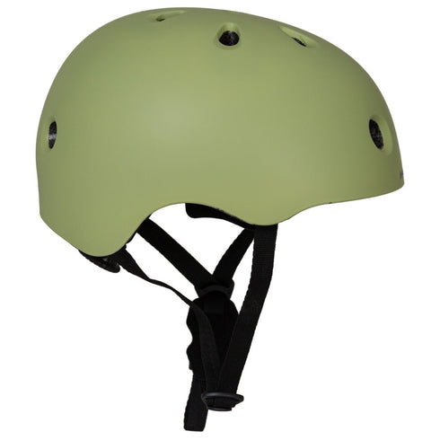 Powerslide Urban Cool Matcha Skate Helmet, EN 1078 Certified Helmet for Inline Skating, Skateboard and Scooter
